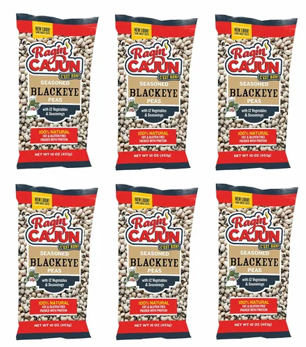 Vista 13 de Frijoles negros sazonados 16 oz Ragin Cajun (paquete de 1)
