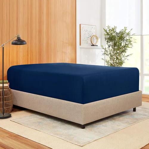 Vista 11 de 100 % algodón natural de 400 hilos, 1 pieza con bolsillo profundo de 21 pulgadas y 2 fundas de almohada, juego de sábanas de 3 piezas