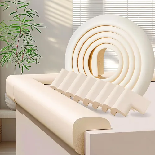Vista 9 de ZOMPAGO Espuma Baby Edge Protector Strip Muebles Seguridad 1.8inx6.56FT Espuma suave