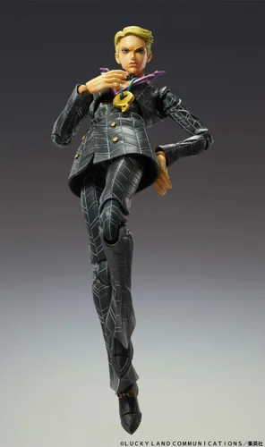 Vista 5 de MediCos JoJo's Bizarre Adventure Part 2: Chozo Kado Prosciutto - Figura de estatua de acción, multicolor, 6 pulgadas