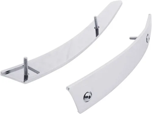 Vista 3 de Moldura de parabrisas para modelos Harley Davidson Touring Road Glide 2015-2023, cromado