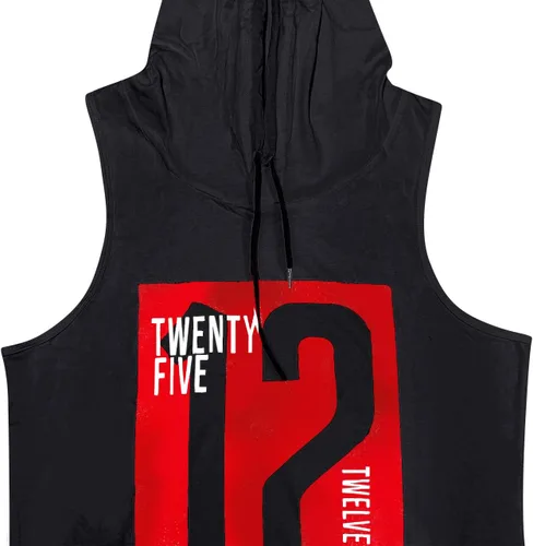 Vista 3 de Alivebody Camiseta sin mangas con capucha para hombre, para entrenamiento, deportes, gimnasio, culturismo, corte muscular