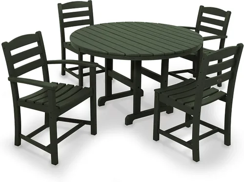 Vista 13 de POLYWOOD® La Casa Café - Juego de comedor, gris pizarra Pizarra gris