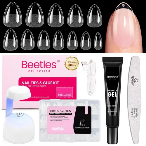 Vista 21 de Beetles - Kit de deshidratador de uñas de gel 9 en 1 para uñas acrílicas
