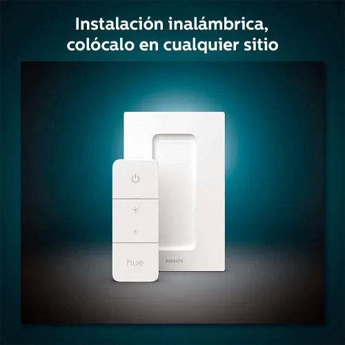 Vista 6 de Philips Hue Paquete de iluminación inteligente con bombillas de color e interruptor de atenuación (60 W)