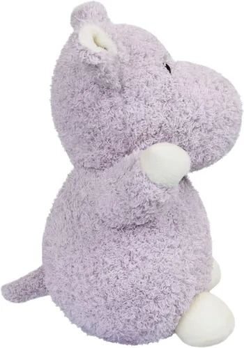 Vista 3 de Juguete de peluche de hipopótamo morado, suave juguete de peluche para niños y niñas, regalos para niños o novia, 10 pulgadas