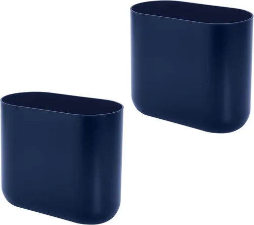 Vista 12 de iDesign Cade - Juego de limpieza para inodoro Cubo de basura para dormitorio, oficina, escritorio, dormitorio