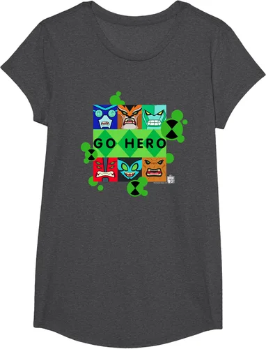 Vista 40 de Ben 10 Go Hero - Camiseta, Azul / Patchwork, S