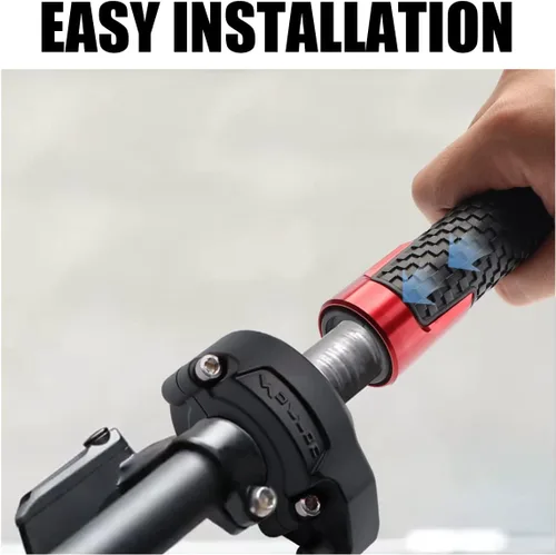 Vista 4 de Empuñaduras de acelerador, manillar de acelerador de gas para motocicleta Sur Ron Light Bee X y S Segway x160 x 260, antideslizante plegable