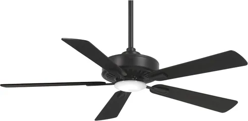 Vista 4 de Minka-Aire F556L-BN Contractor Plus Ventilador de techo de 52 pulgadas con luz LED integrada de 16 W en acabado de níquel cepillado