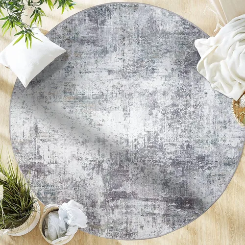 Vista 12 de GLN Rugs Bohemian - Troy - Alfombra de felpilla lavable a máquina, bohemio, lavable, antideslizante, alfombra de área de felpilla de pelo bajo