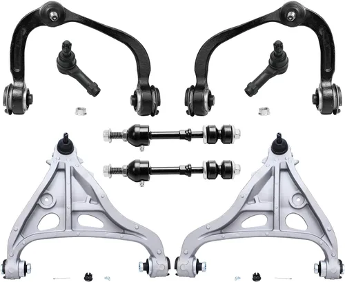 Vista 187 de Detroit Axle - Kit de brazos de control de extremo de 8 piezas para Toyota 2001-2003 Highlander 2002-2003 Camry Lexus ES300, 2 conjuntos de brazos