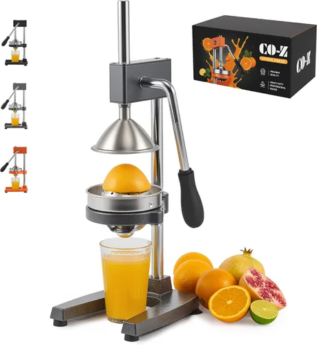 Vista 22 de Exprimidor manual CO-Z Commercial Greade, manual, exprimidor de jugo, naranja, cítricos, limón, granada, Negro