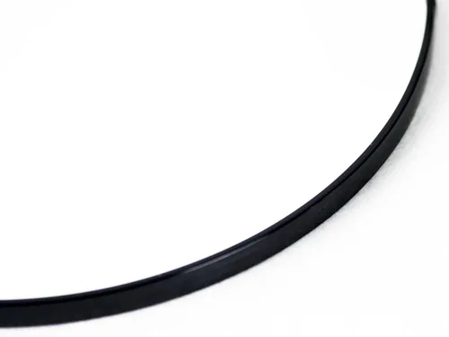 Vista 5 de YCHMIR Espejo de pared redondo pequeño, espejo de baño (negro, 11.8 pulgadas)