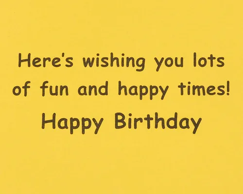 Vista 3 de Papyrus Tarjeta de cumpleaños para niños (Happy Times)