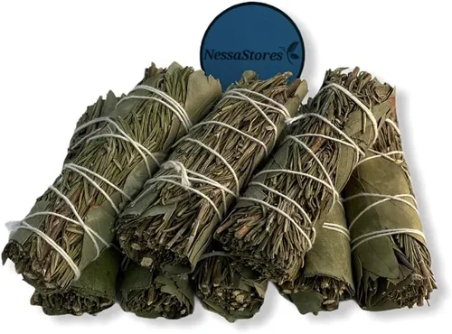 Vista 2 de NESSASTORES - Paquete de incienso para manchas de romero + eucalipto de 4 pulgadas #JC-201 (1 unidad)