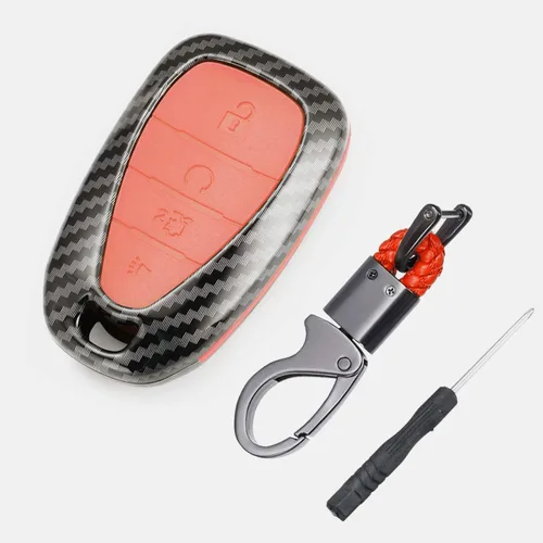 Vista 6 de ontto Funda inteligente para llavero con llavero, Negro (4 btn)
