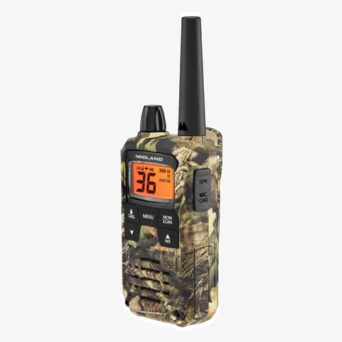 Vista 10 de Midland - Walkie Talkies T295VP4 X-TALKER con 22 canales GMRS - Radio bidireccional NOAA Tecnología de alerta meteorológica y escaneo, opciones