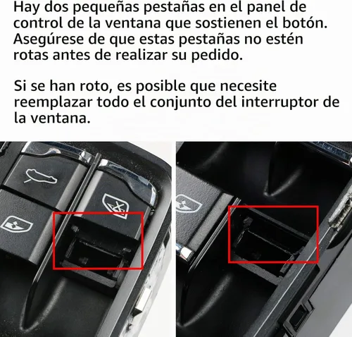 Vista 2 de Jaronx Compatible con botones de interruptor de ventana lateral