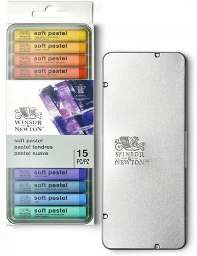 Vista 4 de Winsor & Newton Pasteles suaves profesionales, juego de 15