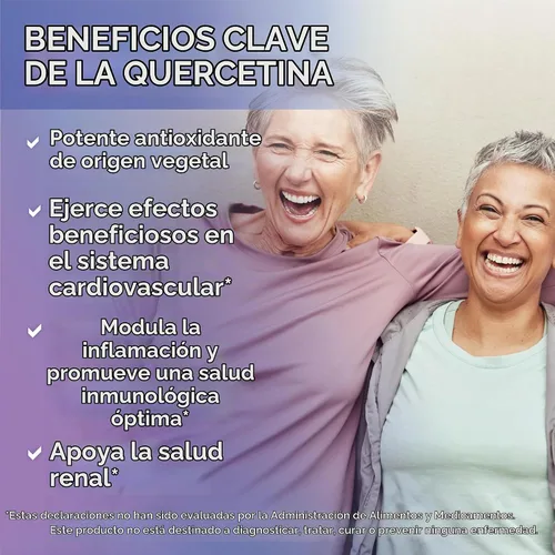 Vista 3 de Tesseract QuerciSorb QR, suplemento de quercetina, 350 mg, 90 cápsulas Liberación rápida, antioxidante y apoyo inmunológico, absorción avanzada