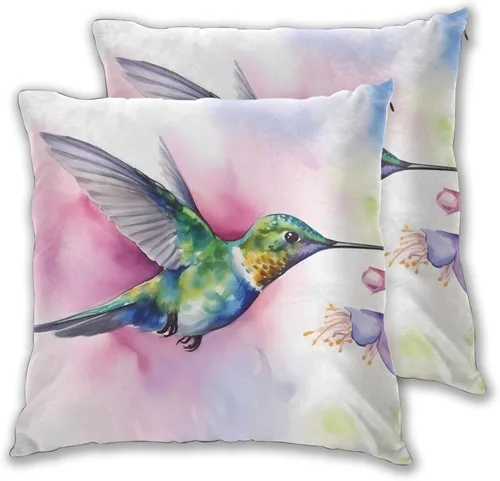 Vista 34 de Juego de 2 fundas de almohada cuadradas de Acción de Gracias, hojas de arce otoñales, fundas protectoras para sofá con cremallera oculta, 16 x 16