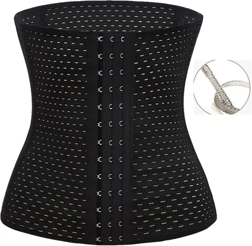 Vista 2 de JOFOW Breathable Waist Tummy Girdle Belt Sport Body Shaper Trainer Control Corset Bodysuit