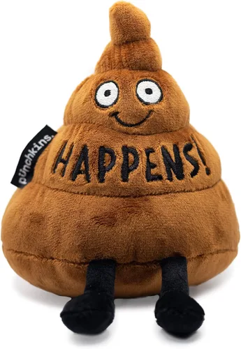 Vista 8 de Punchkins Peluche de maní – Peluche divertido con texto en inglés «I'm Allergic to Deez», regalo para los amantes del humor, bonito juguete