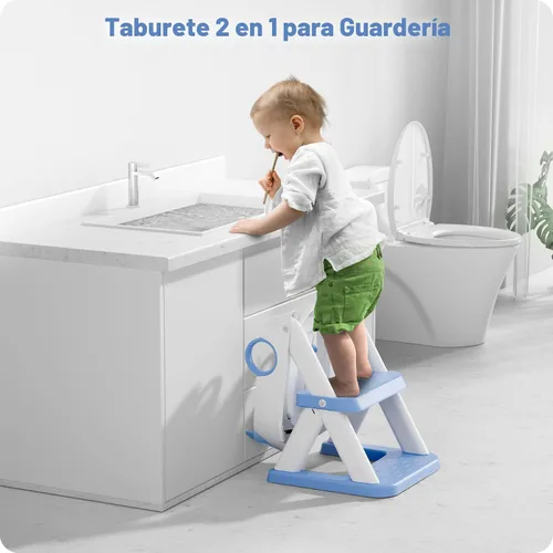 Vista 6 de Asiento de Entrenamiento de Baño, Asiento de Inodoro Mejorado para Niños y Niñas, Asiento de Entrenamiento de Baño 2 en 1 para Niños, Asiento