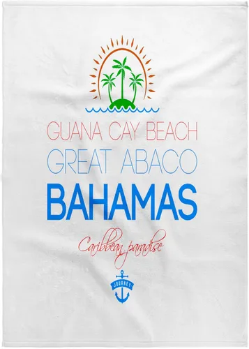 Vista 8 de 3dRose Guana Cay Beach, Great Abaco, Bahamas. Summer Vacation Gift, Souvenir 15x22 Hand Towel