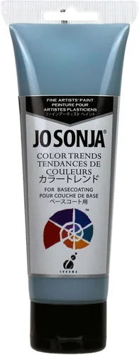 Vista 24 de Jo Sonja Color Trends - Tubo acrílico de flujo mate de 4 onzas - Latón antiguo
