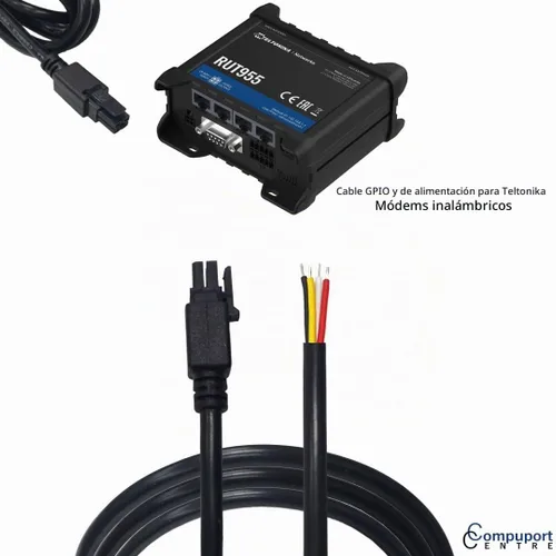 Vista 5 de CompuPort - Cable de alimentación Molex DC GPIO de arranque de 4 pines, puntas blindadas y soldadas, compatible con módems Microhard, Cradlepoint
