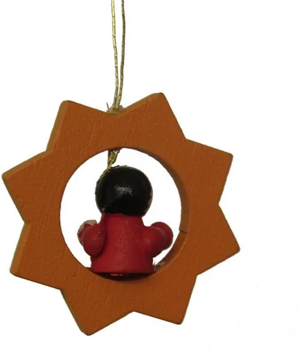 Vista 3 de Kurt Adler juego de pequeños adornos de navidad de madera, 48
