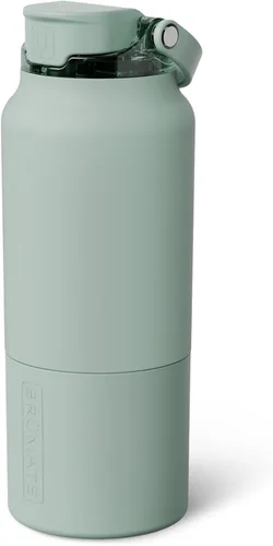 Vista 8 de BrüMate Rise - Botella de agua de 25 onzas con pajita de silicona cubierta 100 % a prueba de fugas, botella de agua de acero inoxidable aislada