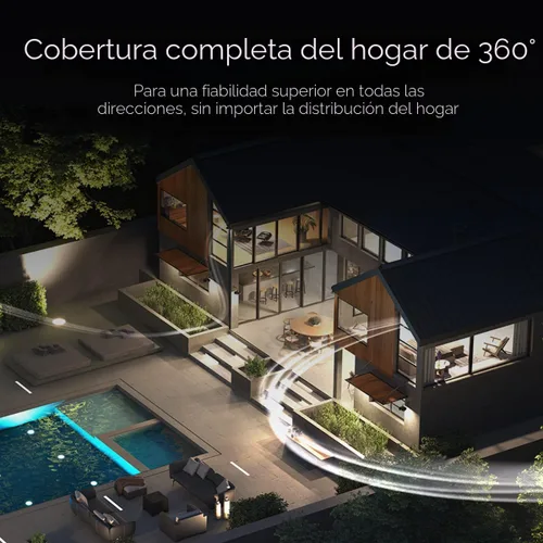 Vista 8 de Netgear Orbi Serie 970 Sistema de Red Mallada WiFi de Cuatro Bandas (RBE972S) - Rúter + 1 Extensor Satélite, Características de Seguridad, 27 Gbps
