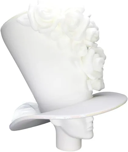 Vista 100 de Foam Party Hats: Feathers Princess Crown – Handmade Fancy Feather Crown for Weddings, Parties & Costumes