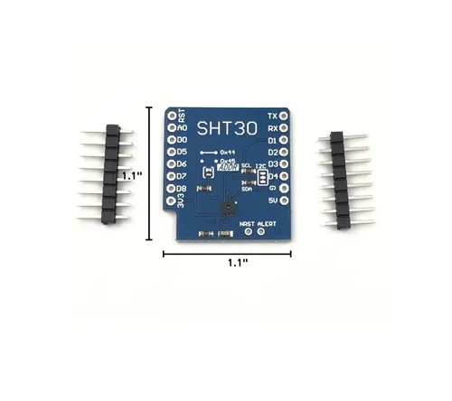Vista 5 de DEVMO SHT30 Medición de temperatura y humedad I2C Shield compatible con WeMos D1 Mini por Envistia Mall