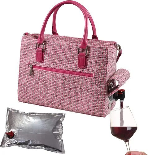 Vista 26 de Primeware – Bolsa aislante para bebidas con bolsa de 3 litros Almacenamiento térmico caliente y frío Dispensador portátil para vino, cócteles