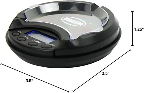 Vista 9 de Horizon Ats-100 - Báscula digital para cenicero, báscula de bolsillo de precisión, 3.53 oz por 0.00 oz