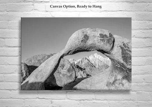 Vista 2 de Alabama Hills Photography California Desert Western Landscape Wall Art in Black and White