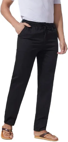 Vista 19 de Pantalones casuales de lino de algodón para hombre, pantalones sueltos de playa, pantalones largos de yoga ligeros