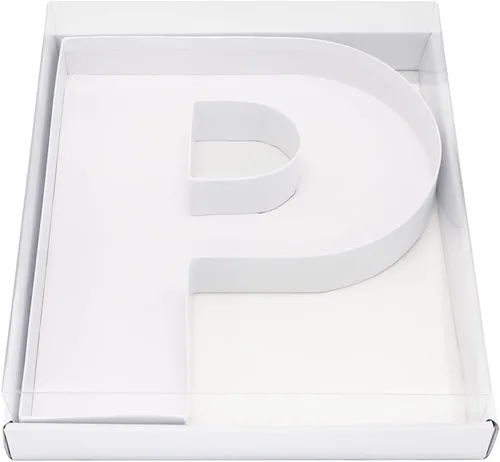 Vista 9 de WENPACK 2025 - Caja de regalo de cartón con forma de tapa transparente (negro, tapa graduada)