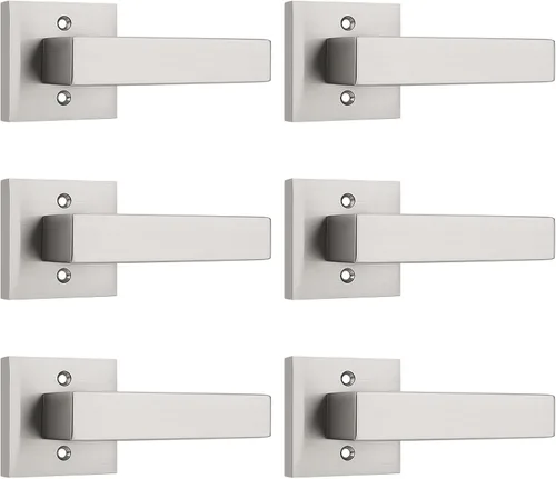 Vista 48 de KNOBWELL - Juego de cerradura con 1 picaporte resistente para puertas de una cara, ideal para puertas interiores reversibles, 0.93 libras