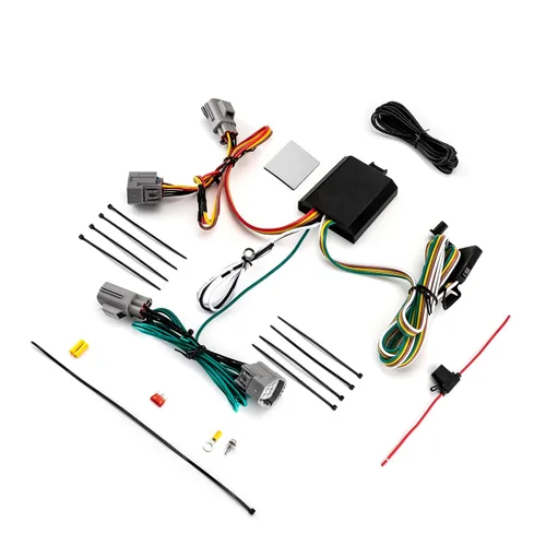 Vista 2 de WeiSen Arnés de cableado de remolque personalizado de 4 pines compatible con Dodge Nitro 2007-2012, compatible con Jeep Liberty 2008-2012