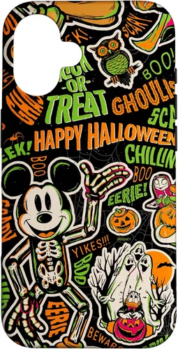 Vista 31 de Funda para iPhone 13 Pro Max Disney 100 Mickey Nightmare Before Christmas Halloween D100
