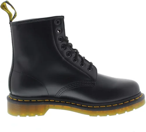 Vista 2 de Dr. Dr. Martens 1460 Original- Botas de cuero con 8 ojales, para hombre y mujer, negro