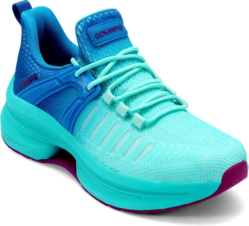 Vista 3 de Zapatos para caminar para mujer, zapatos de correr de malla transpirable