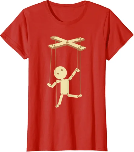 Vista 79 de Puppeteering - Camiseta de marionetas Ventrílocuo de tiriteros, Negro, S