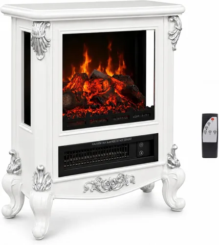 Vista 10 de Calentador eléctrico de chimenea, pequeña estufa interior independiente