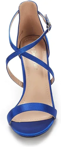 Vista 5 de Dream Pairs - Sandalias de tacón con punta abierta Dolce Fashion para mujer